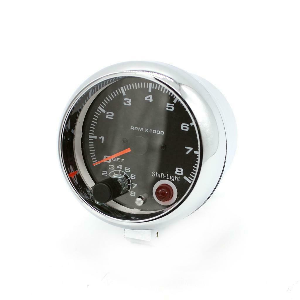 7 Colors 3.75 Inch 95mm Car Tacho Tachometer Gauge with Shift Light