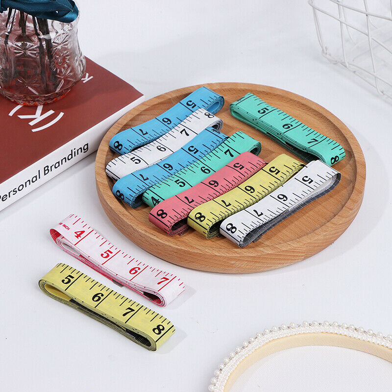 5pcs 1.5m/60inch Soft Measuring Tape Flexible Sewing Tape Body Measuring .l8