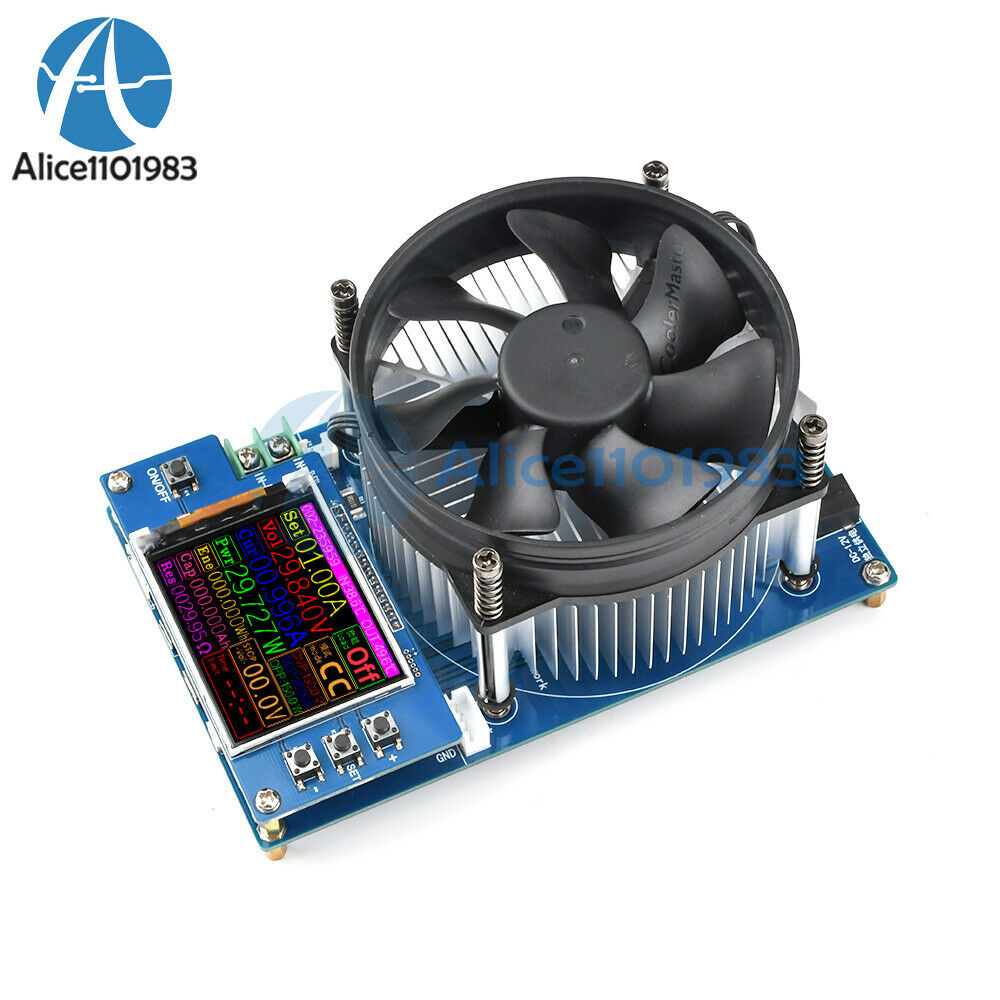 DC 12V 150W 2.4" LCD Digital intelligent Load Battery Discharge Capacity Tester