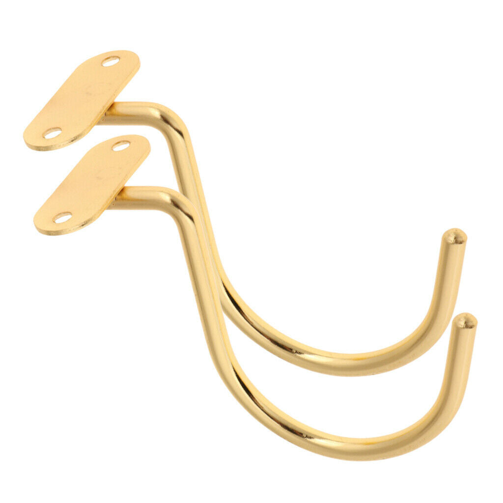 2 lot Solid Pool Cue Hook Bridge Stick Clip Holder Hardware Accessories