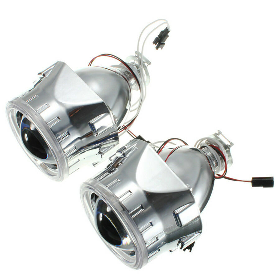 2.5" Halo Ring Angel Eye LHD/RHD Bi-Xenon HID Projector Headlight Conversion Kit