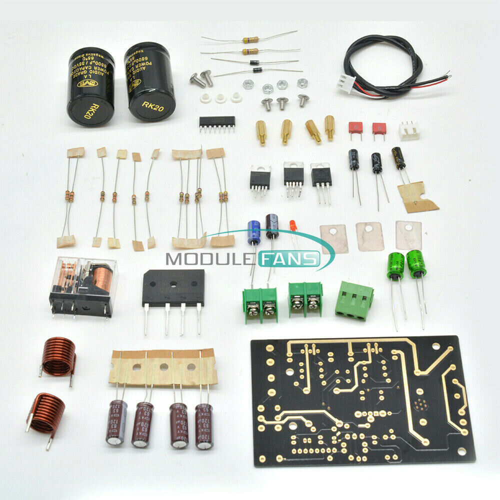 LM1875 Stereo Amplifier Board with Speaker Protection 25W+25W 8ohm diy kits