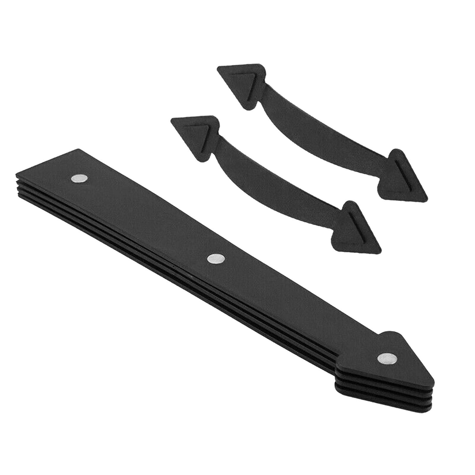 6Pcs Magnetic Garage Door Carriage Hinges + Handle Kit Home Garden Tool