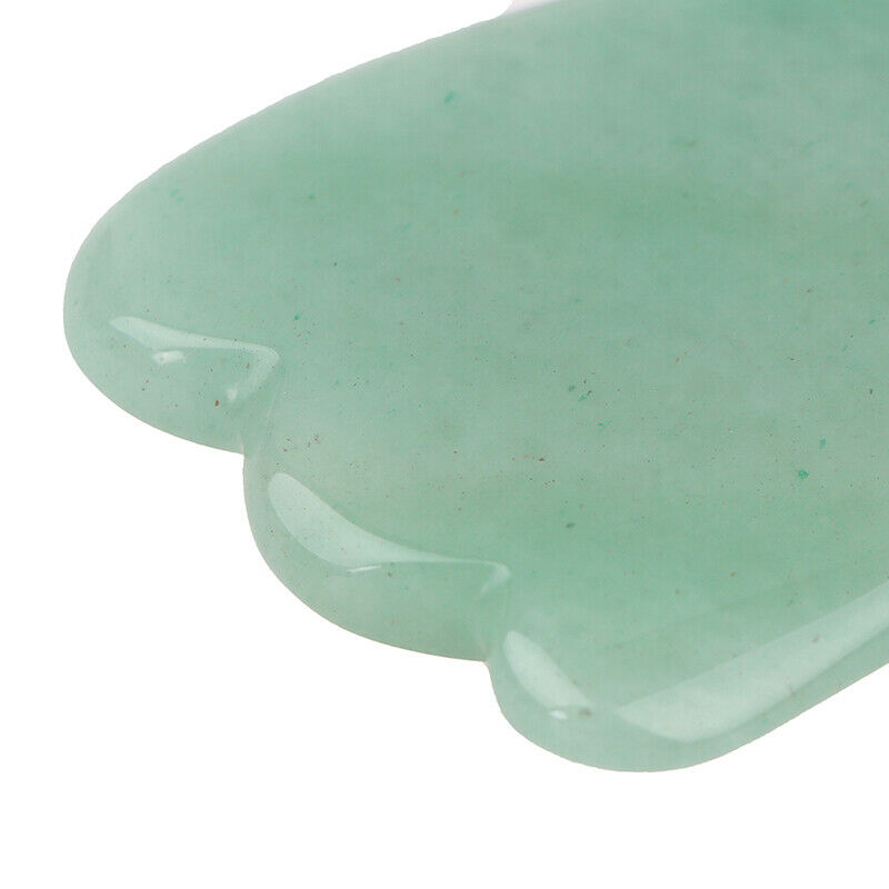 Natural Jade Massage Roller+Guasha Board SPA Scraper Stone Facial Massager SFCA