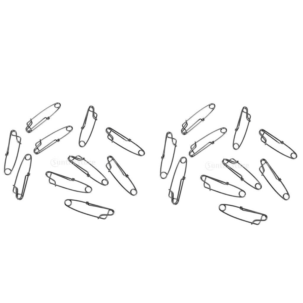 20Pcs Long Line Clips High Strength Hanger Snap for Fishing Accessories