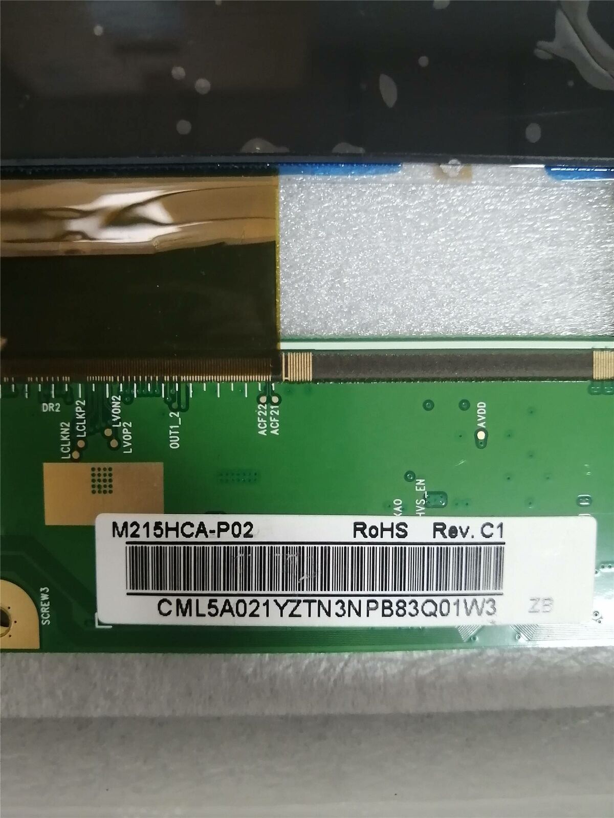 21.5" Innolux 1920×1080 Resolution LCD Panels liquid crystal glass M215HCA-P02