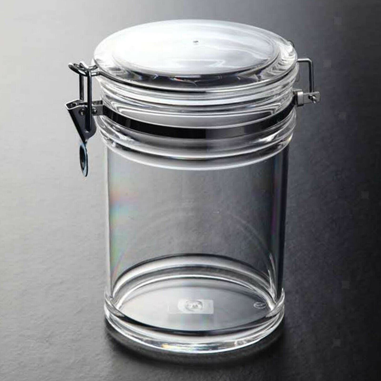Acrylic Clear Tobacco Humidor Jar w/ Humidifier 15-20 Portable Container