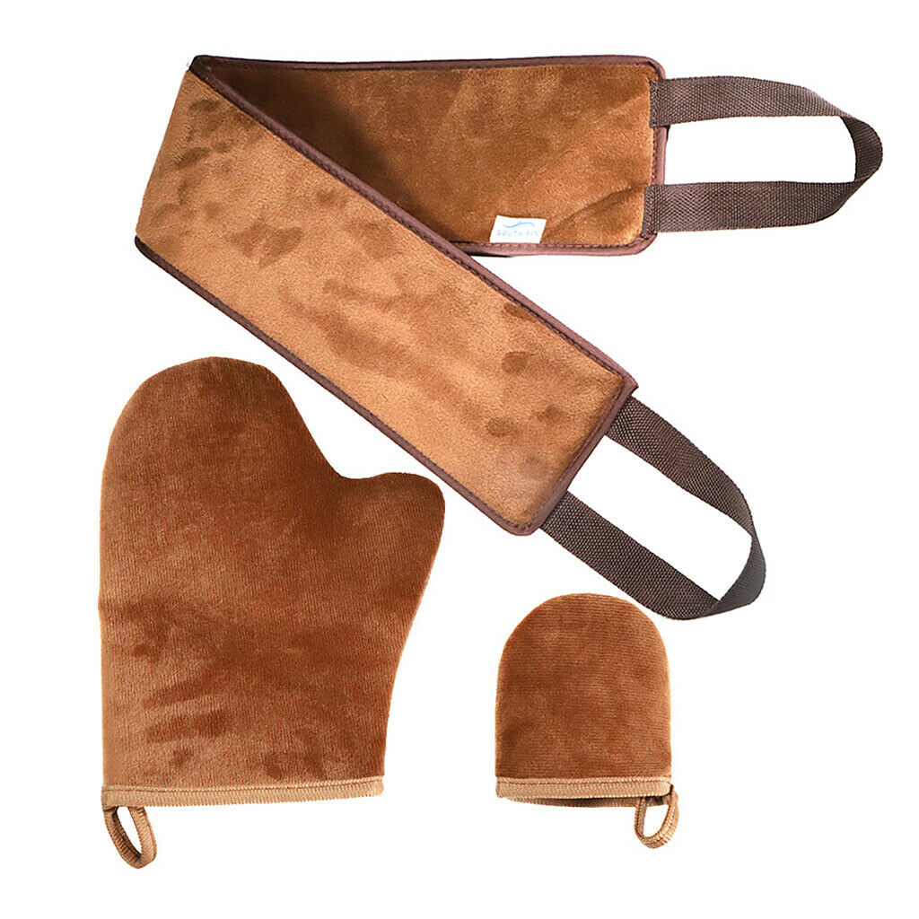 Double Side Tanning Mitt Self Applicator Set Reusable Sunless Glove Tools