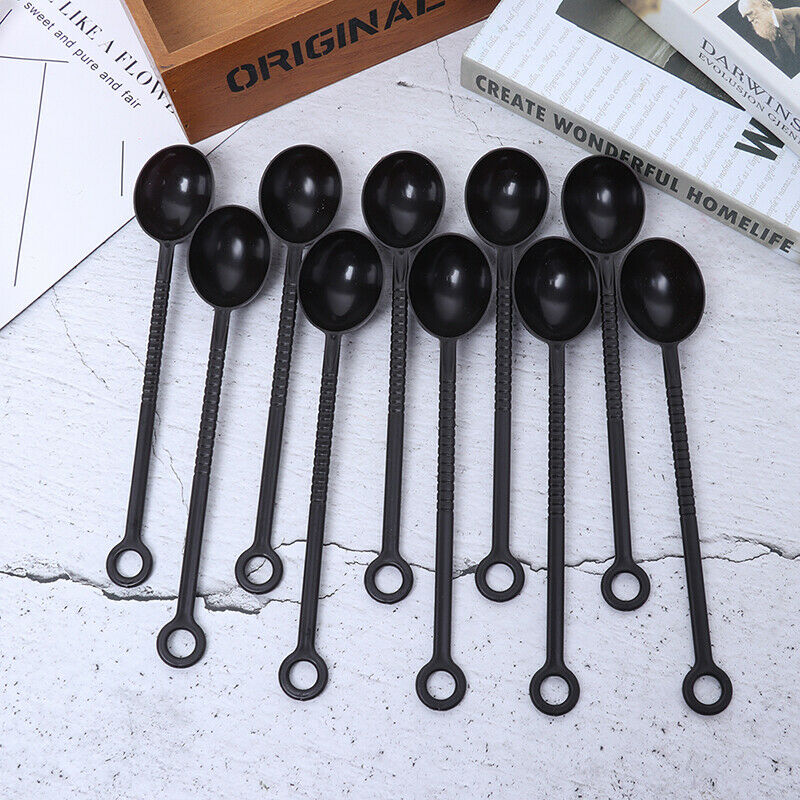 10pcs 10g Measuring Spoon Teaspoon Coffee Sugar Scoop Cake Baking Coffee Milk NC