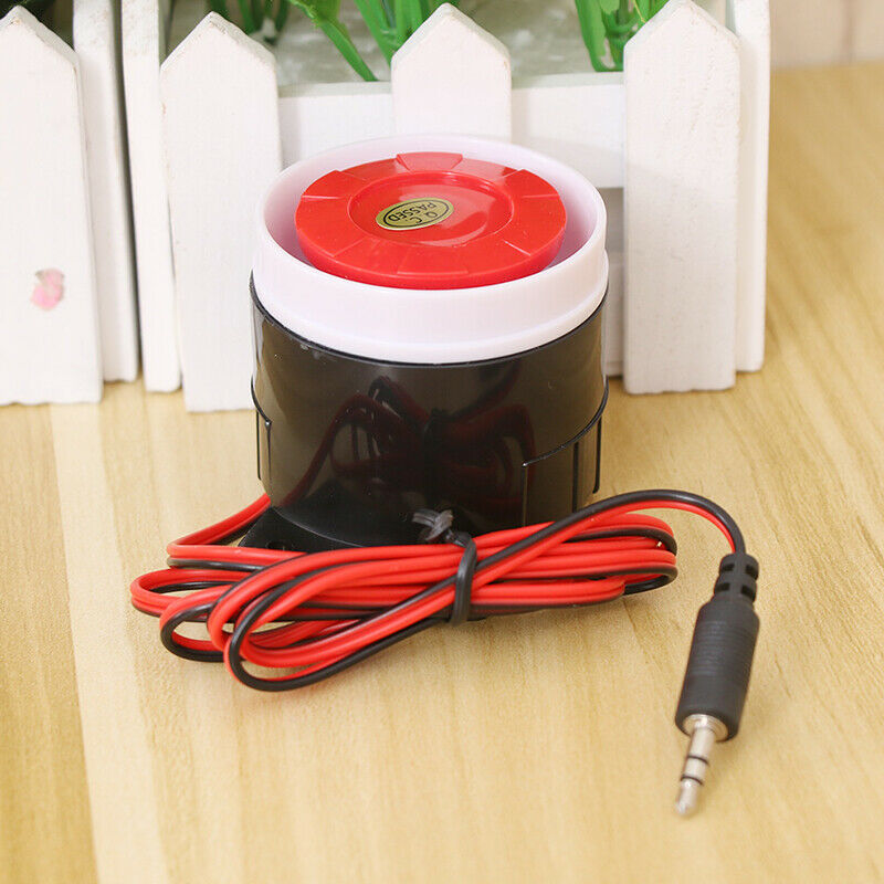 12V Loud Wired Indoor Accessory Horn Siren Home Security Sound Alarm Syst.l8