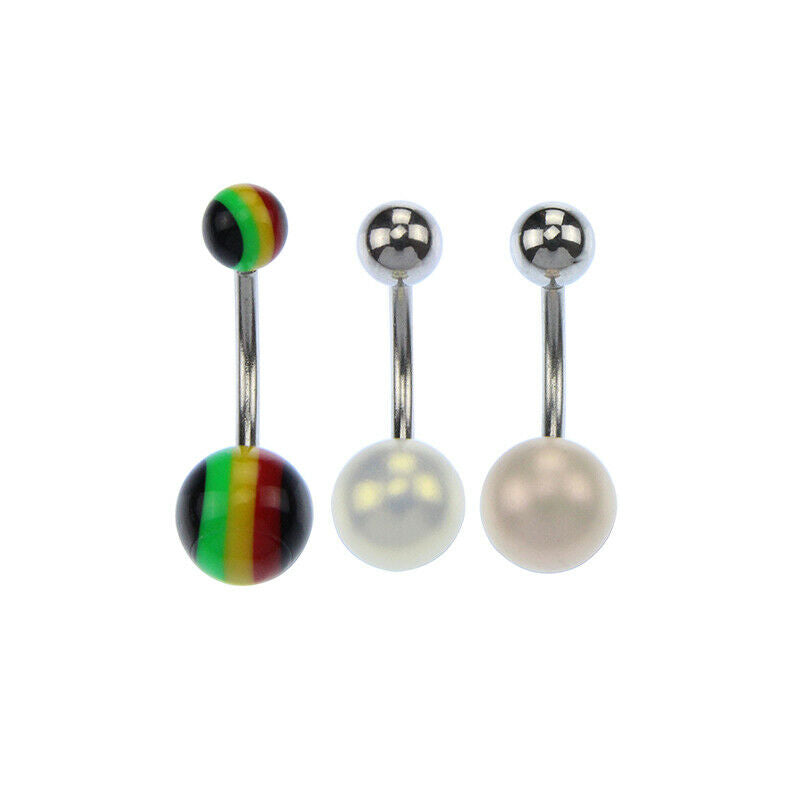 Pofessional Piercing Kit 14G 16G Belly Navel Ring Body Nose Lip Piercing .l8