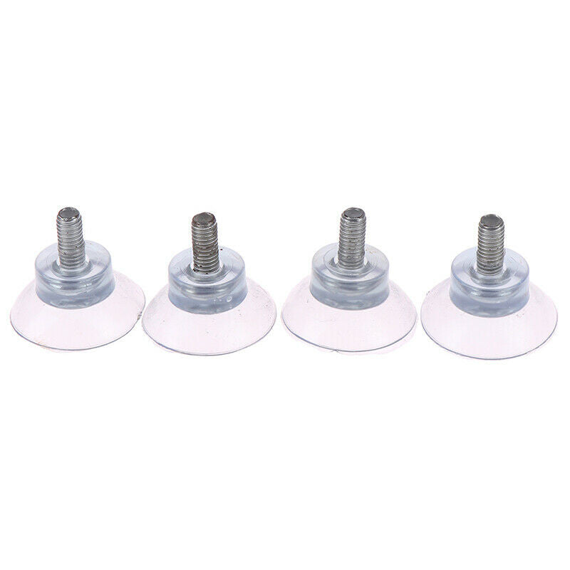 4PCS Clear Strong Glass Suction Cup Accessories Furniture sucker with Sc .l8