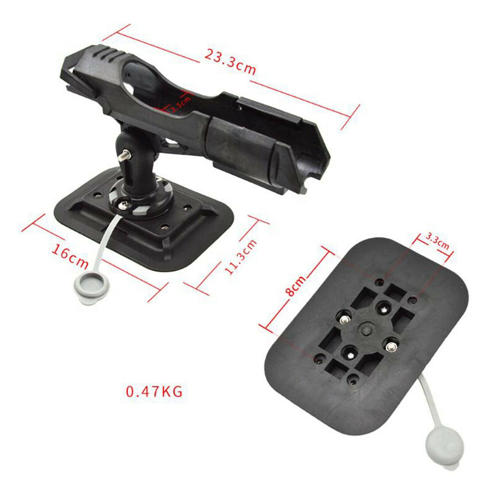 Fishing Rod Holder Rotatable Pole Rest Rack Stand For Boat Accessories
