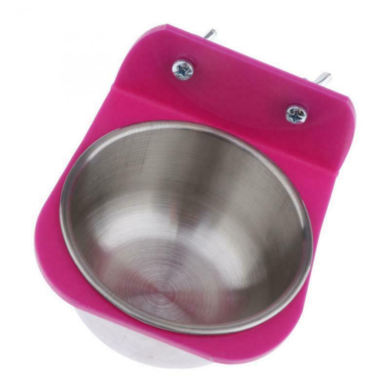 4 Packs Parrot Water Feeder Parrots Cage Hanging Cup For Large Birds Macaws
