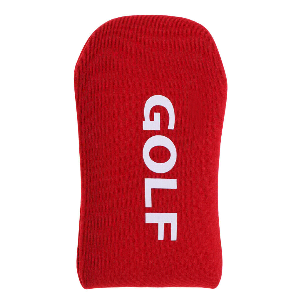 Soft Comfortable Golf Mallet Head Cover Iron Protector Putter Cover Red