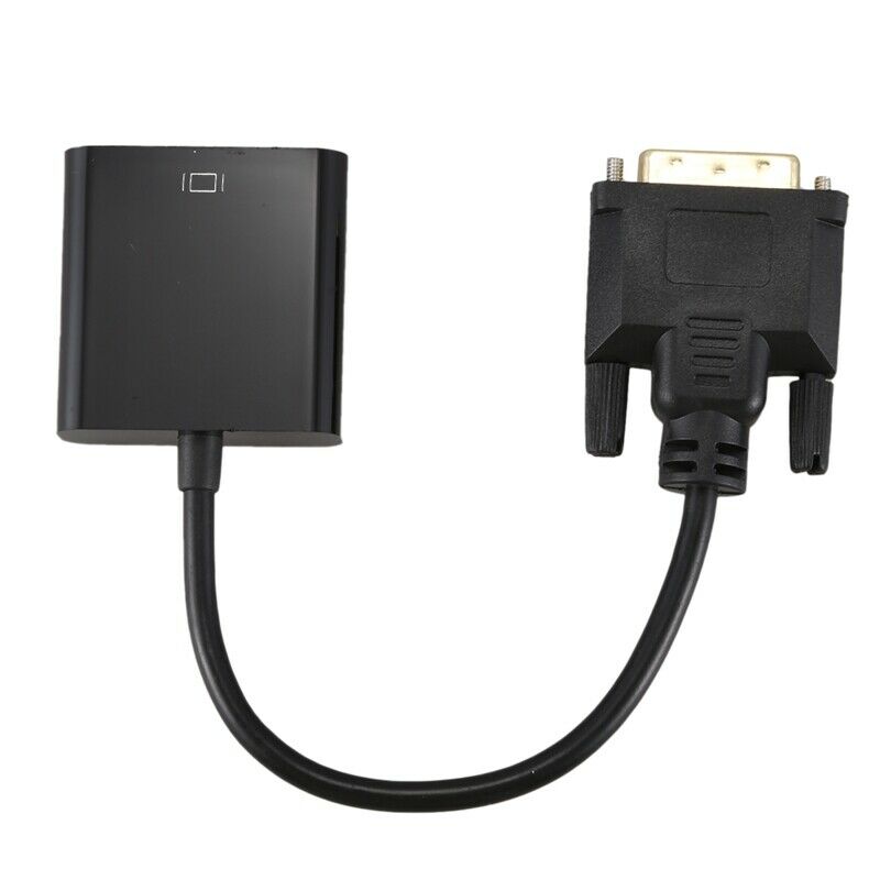 DVI to VGA Adapter Cable 1080P DVI-D to VGA Cable 24+1 25 Pin DVI Male to 15 PN4