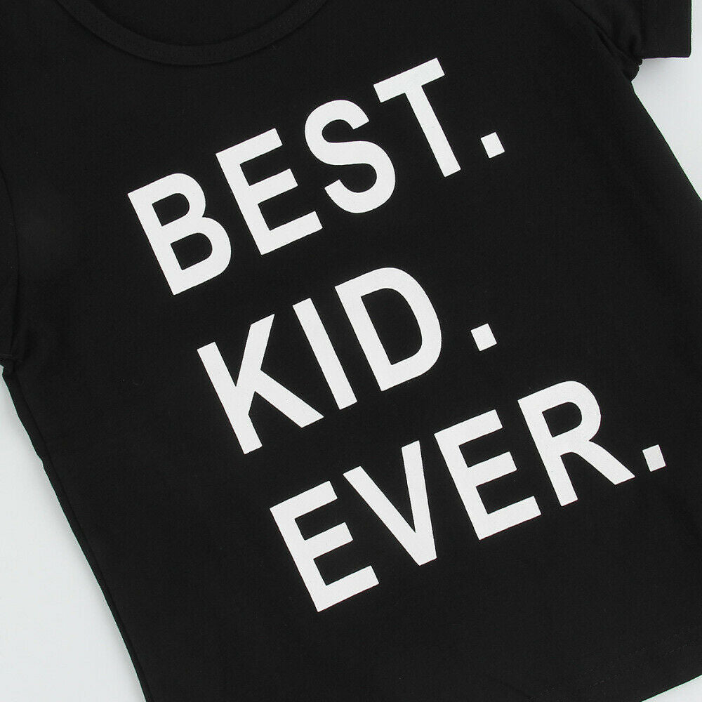 Family Matching Clothes T- shirt Matching Father and Son Men Kids Outfits