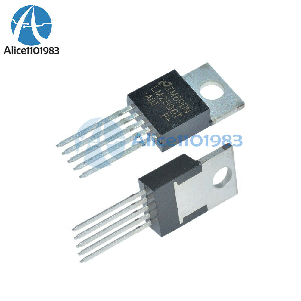 5PCS IC LM2596T-ADJ LM2596 NSC TO-220 Voltage Regulator 3A Adjustable