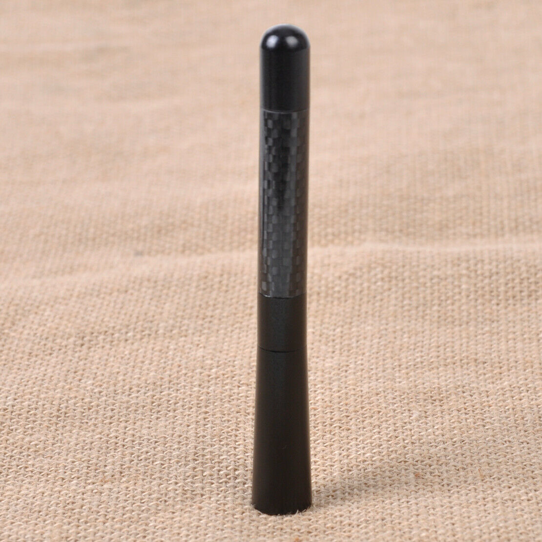 4.7" Universal Aluminum Carbon Fiber Car AM/FM Radio Aerial Antenna + Screw An
