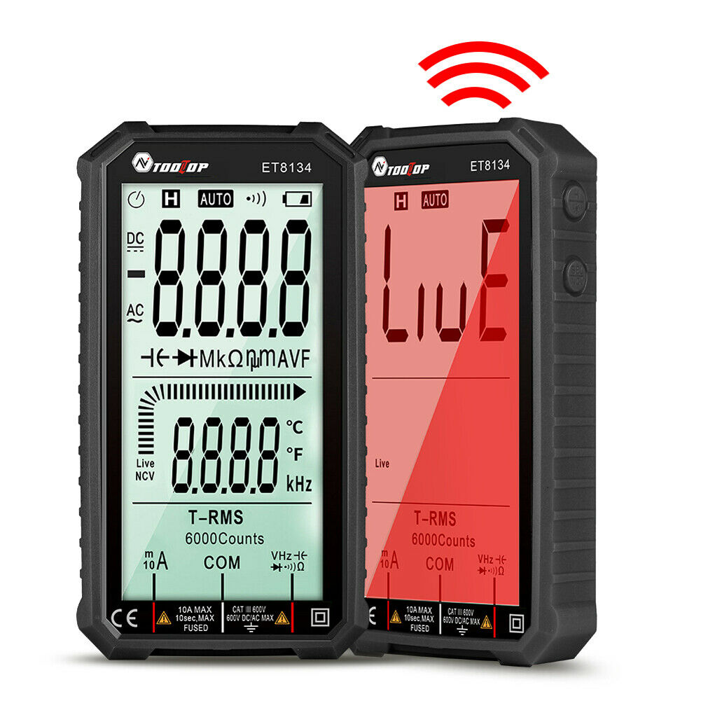 4.7In Ac and Dc Voltage and Current Capacitance Measuring Multimeter Et8134