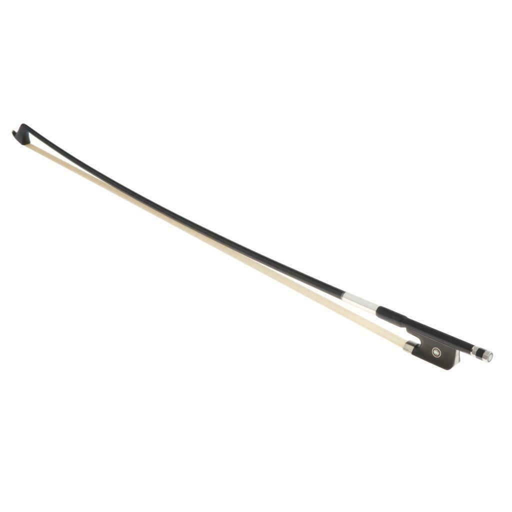 4/4 Size Cello Bow Natural Carbon Fiber Ponytail