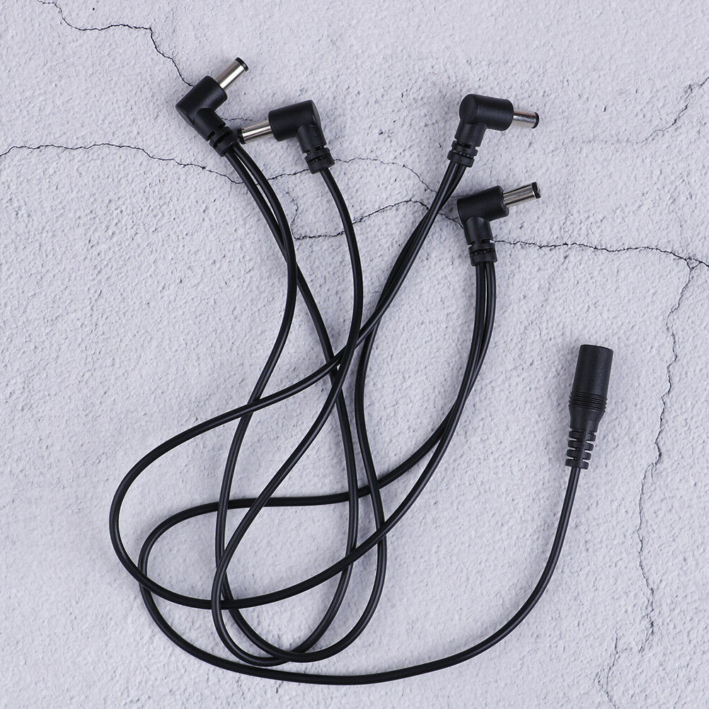 1 To 4 Way guitar pedal power supply cable cord line adapter daisy chain .l8