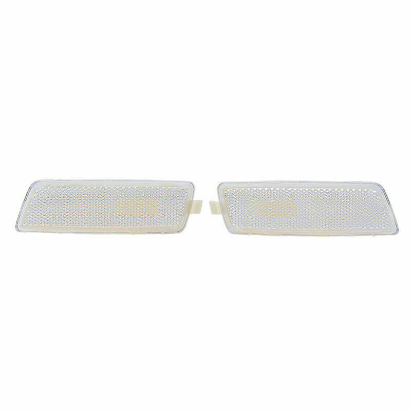 Pair Side White Marker Light Lamp Housing fit VW Golf/R32/GTI/Rabbit/Jetta MK5