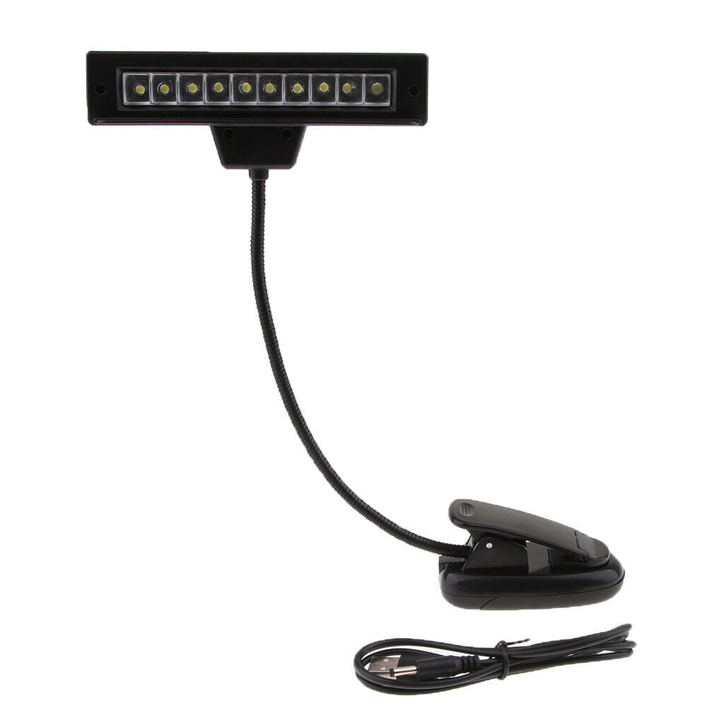 Light Clip for Music Stand, Reading Lamp, Desk Lamp,