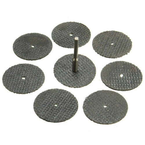 100pcs 32mm Fiberglass Reinforced Cut Off Wheel Discs Rotary Tool With Mandrel