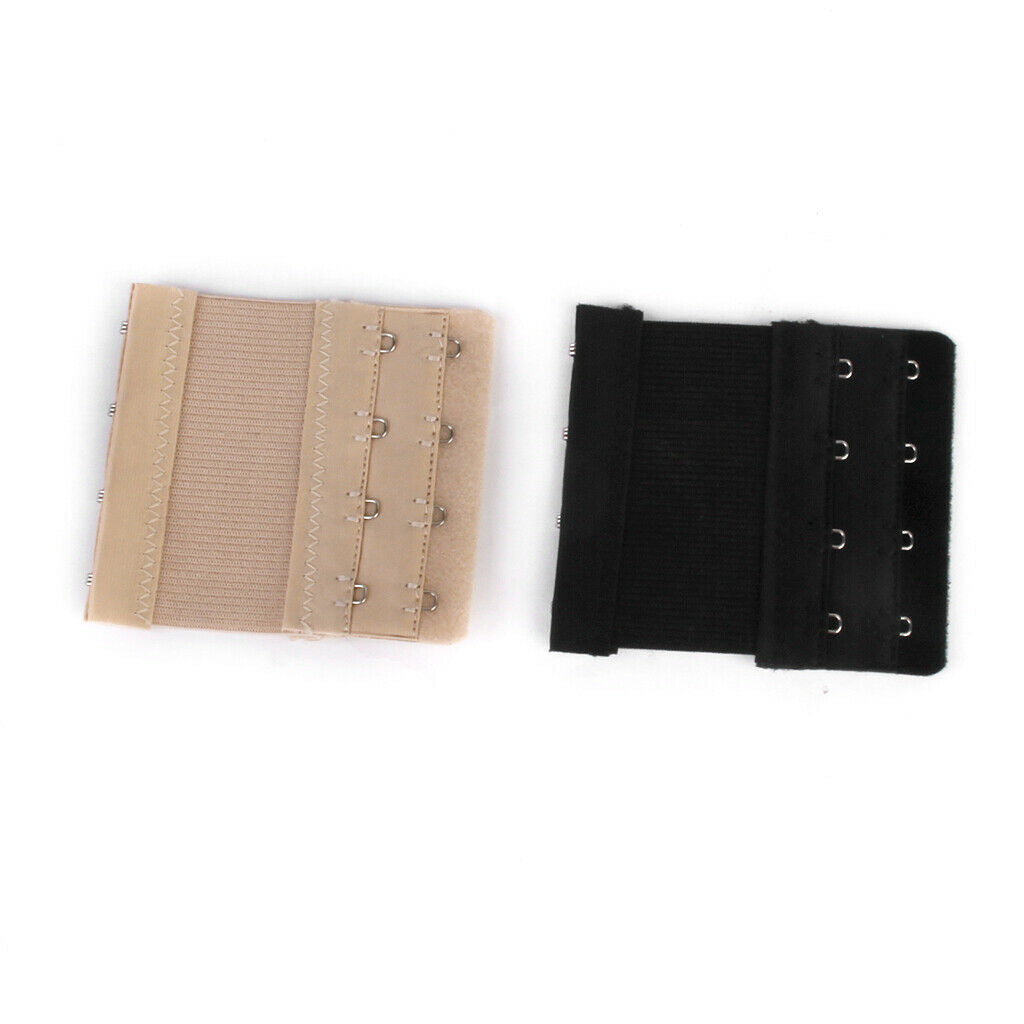 2Pcs Ladies Bras Extensions Strapless Elastic Extension Strap + 3Pcs Bra Strap