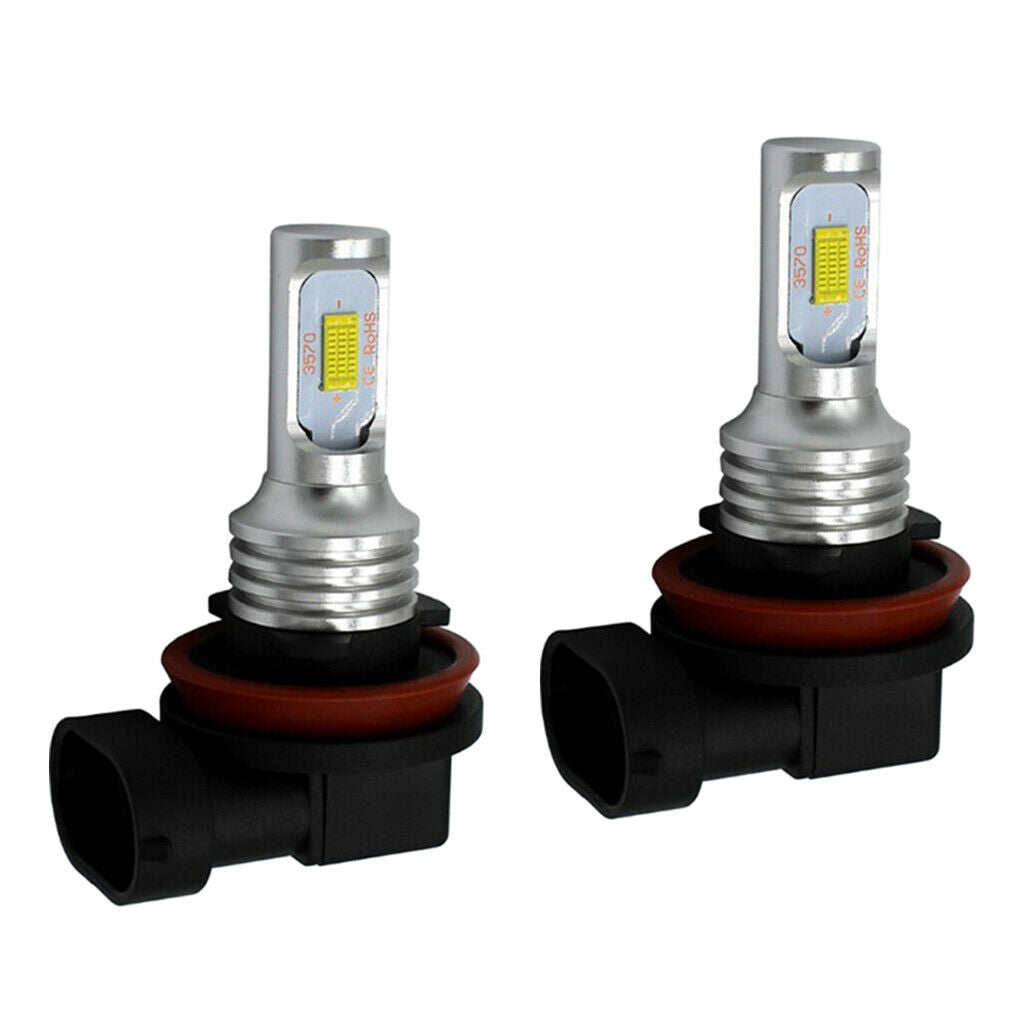 2 Pcs Mini 1700-1800K DC12-24V Car Foglight Bulbs Conversion Kit H8/H11-3570