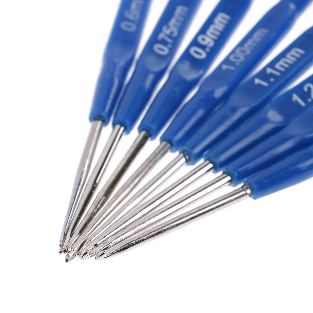 8pcs Crochet Hooks Stitches Knitting Needles Handicraft Crochet Set Weave.l8