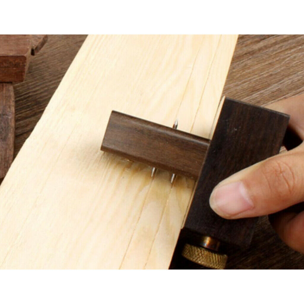 2x Scriber Guide Adjustable Hardened Woodworking Marker Scribe Mortise Gauge