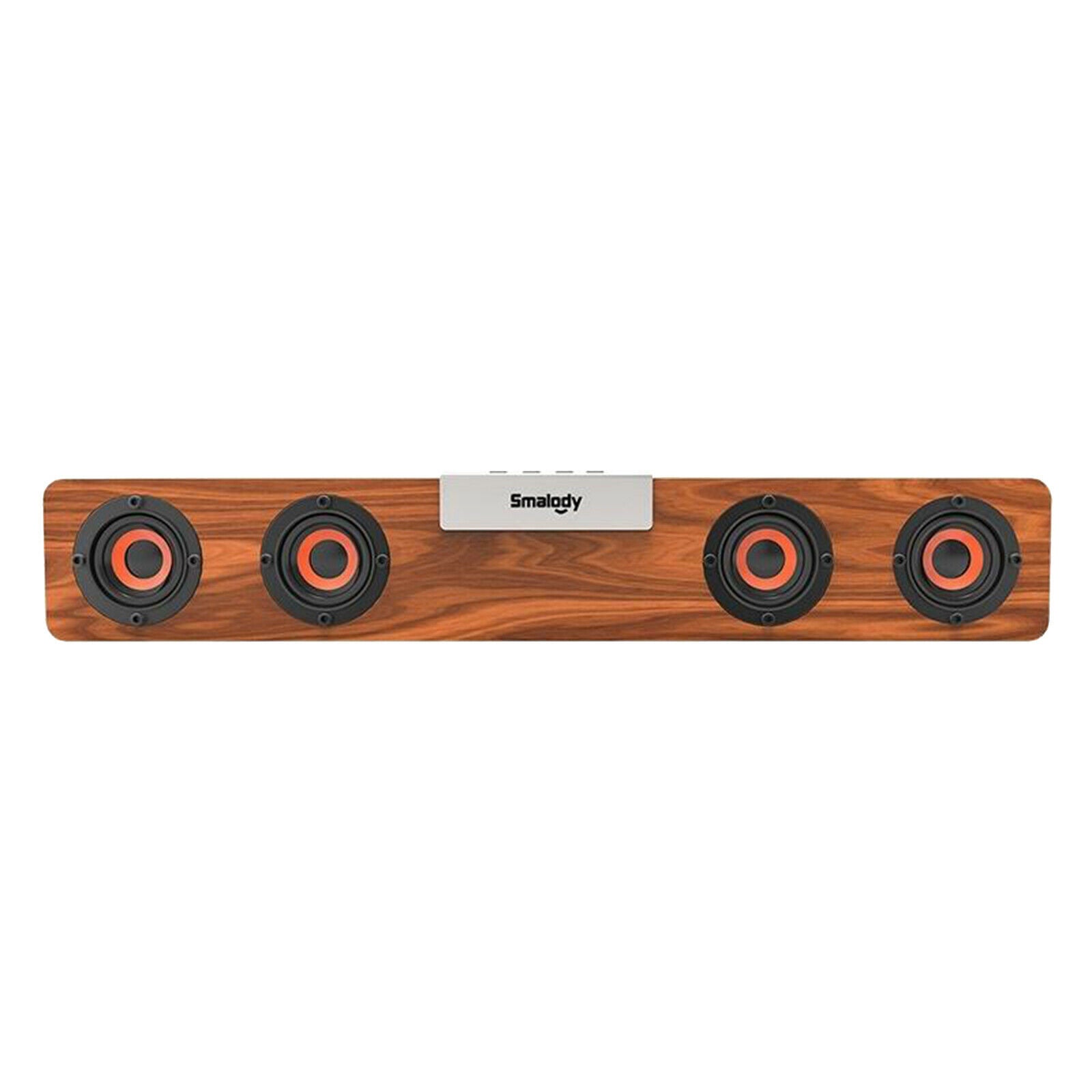 Wireless 20w Wooden Soundbar 4 Bass Enhancement Speakers for Home
