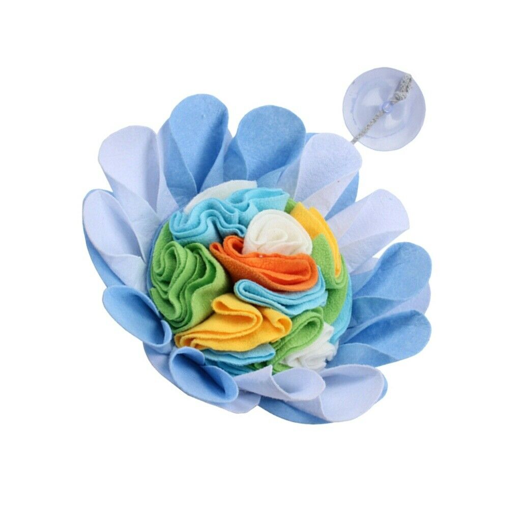 Dog Snuffle Bowl Encourages Natural Foraging Skills Training Pad w/Suction Cup
