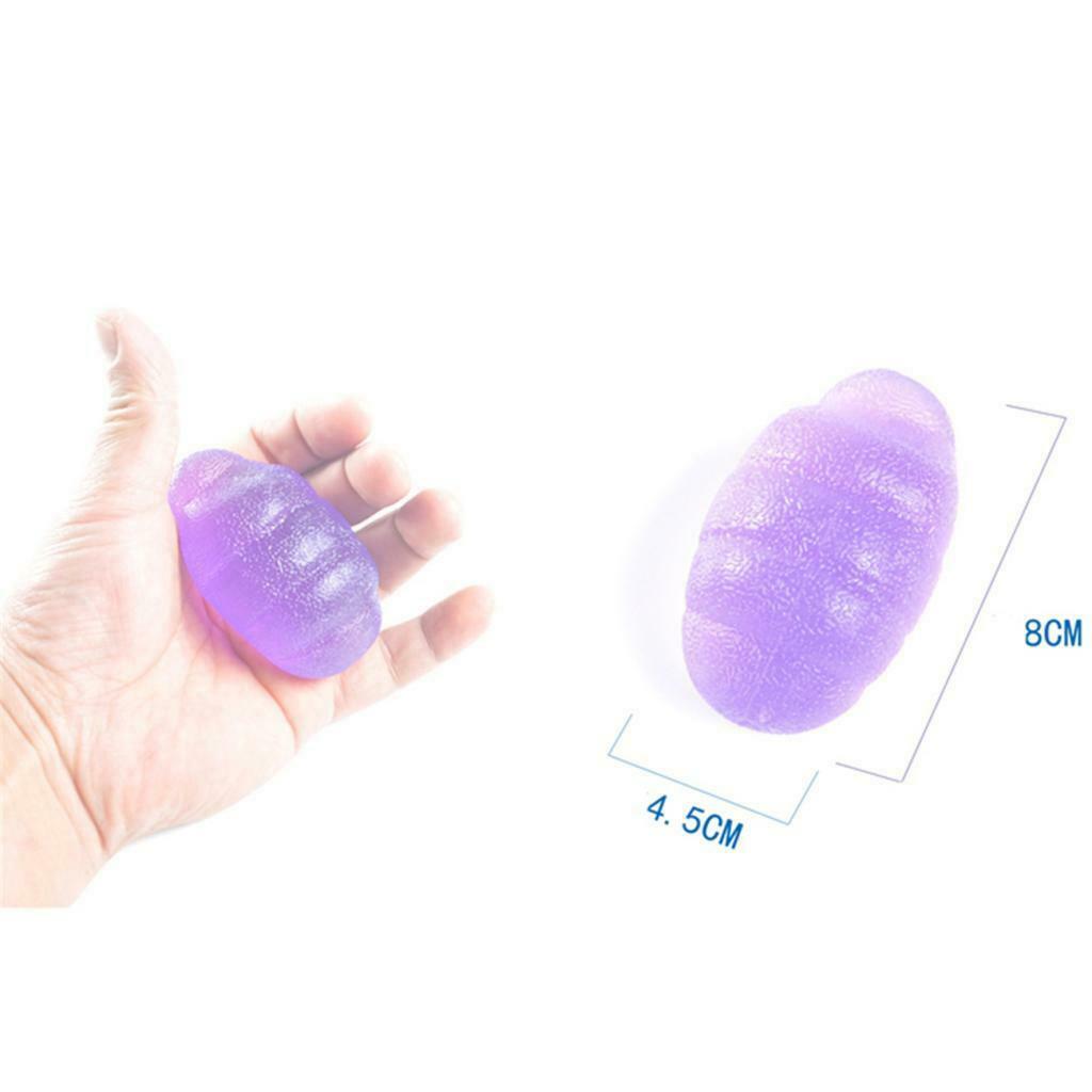 2x Silicone Finger Exerciser Hand Gripper Strengthener Exercise Squeeze Ball