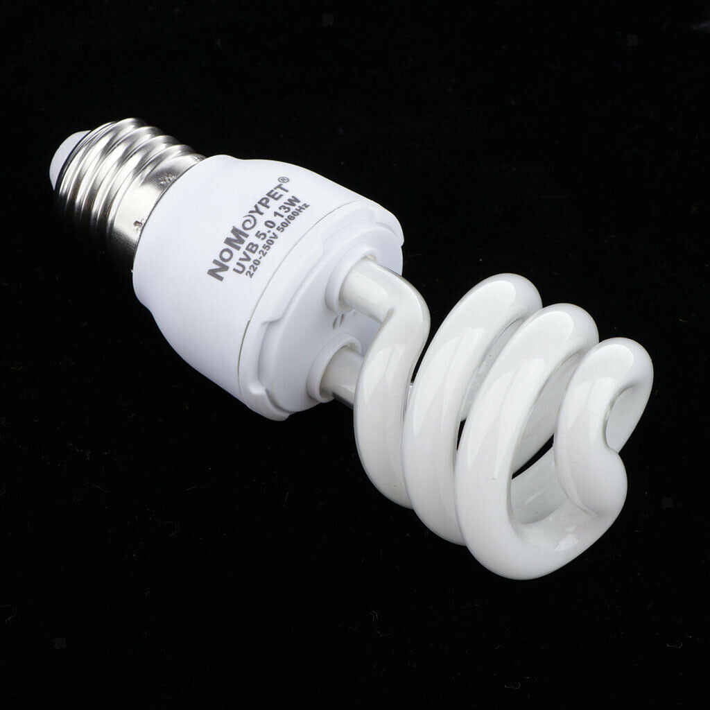2Pcs UVB Reptile Light Bulb Basking Spot Lamp for Reptile Energy Saving