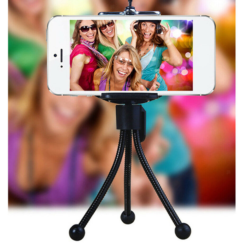 Universal Mini Tripod Flexible Octopus Tripod Holder Clip for Phone&Camera