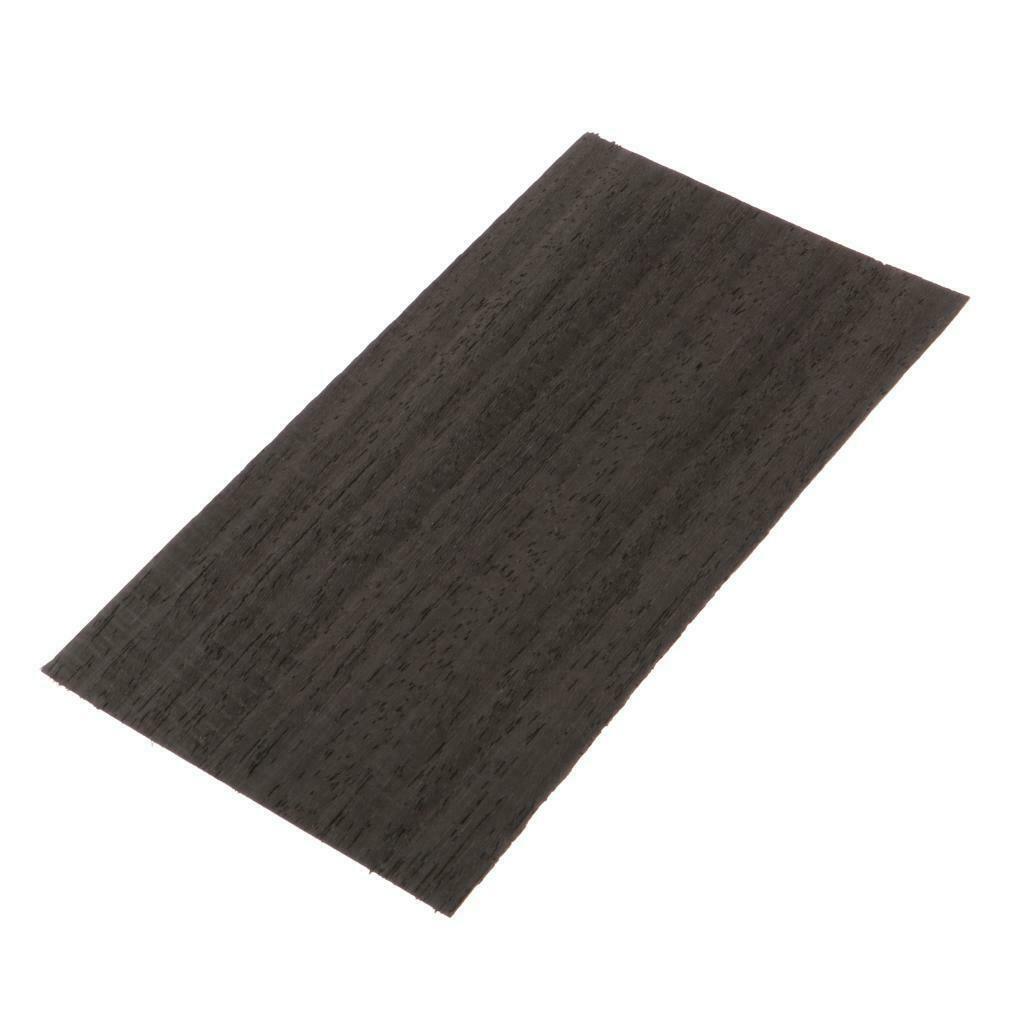 Guitar Headplate Head Veneer Headstock Decoration Tool Parts Accs Balck Wood