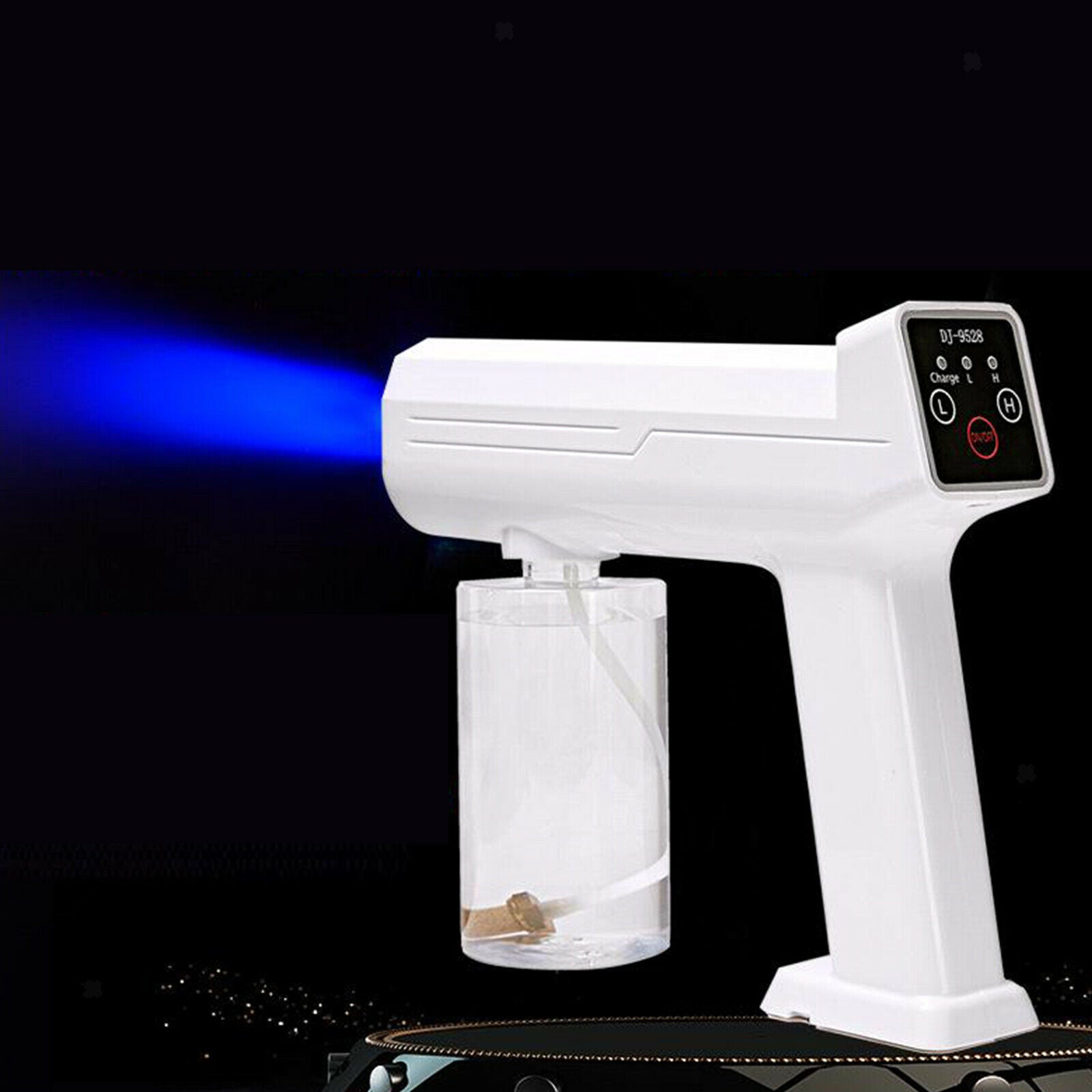 Electric USB 10W Cordless 10W Sanitizer Sprayer 300ml Blue Light Fogger Gun