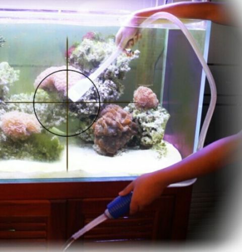 1.8M Aquarium Fish Tank Vacuum Gravel Cleaner Water Syphon Siphon Pump Fil.l8