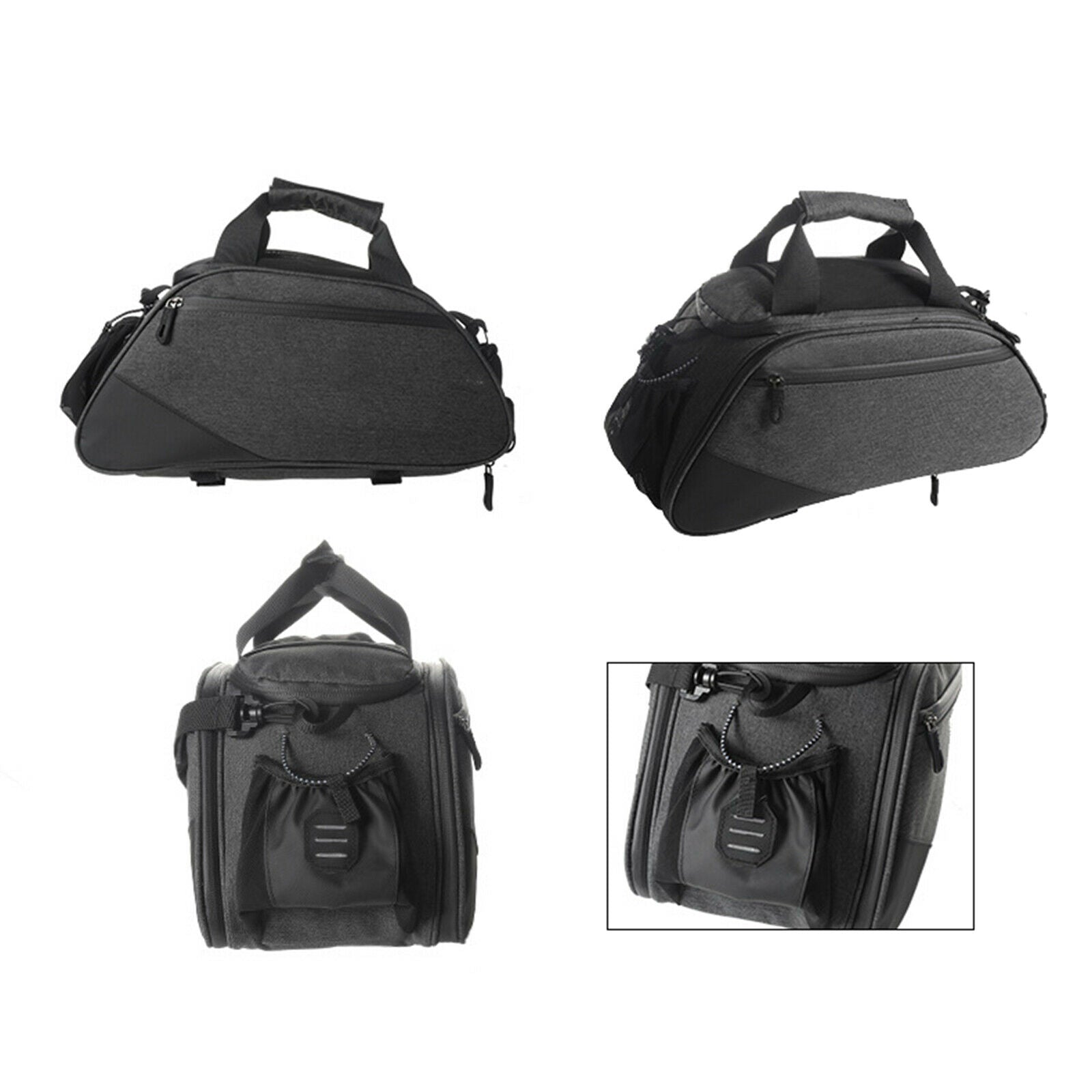 Large Capacity Mountain Bike Bicycle Rear Seat Bag Pack Cycling Carrier Case