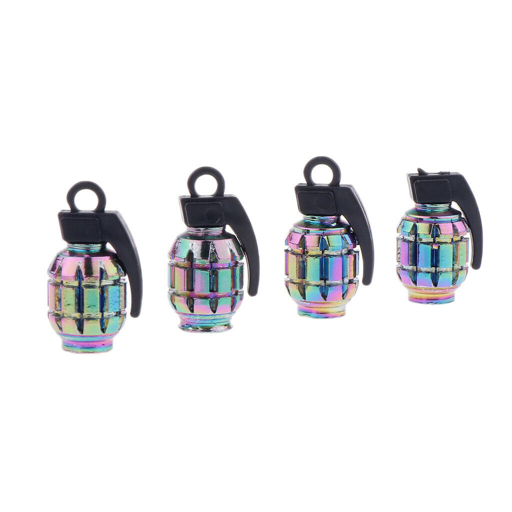 Aluminum Alloy Tire Stem Valve Caps  Dust Cover for Car Motorcycle 2.6x2cm
