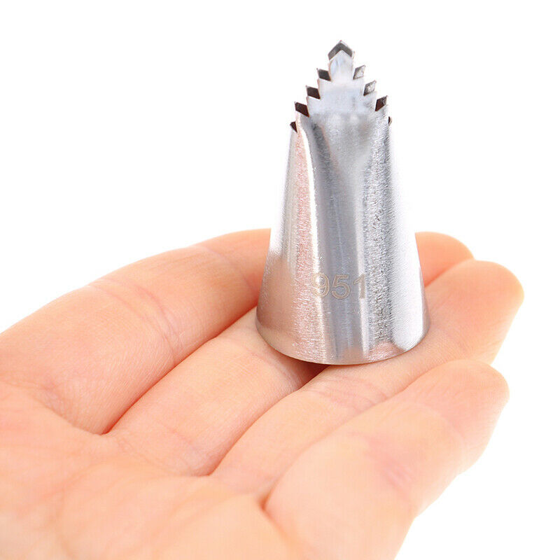 3pcs #95#951#113 Leaves Nozzle Icing Piping Nozzles For Decorating Cakes .l8