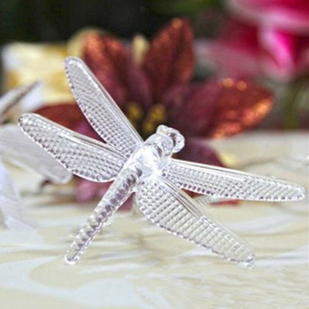 Outdoor Solar Power 20 LED String Lights Dragonfly Waterproof Lamp White