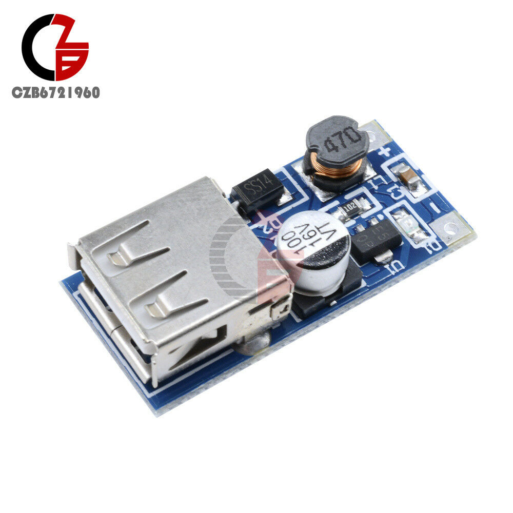 2pcs 0.9V-5V to 5V DC-DC Booster Module USB Mobile Step-up Power Supply Module c