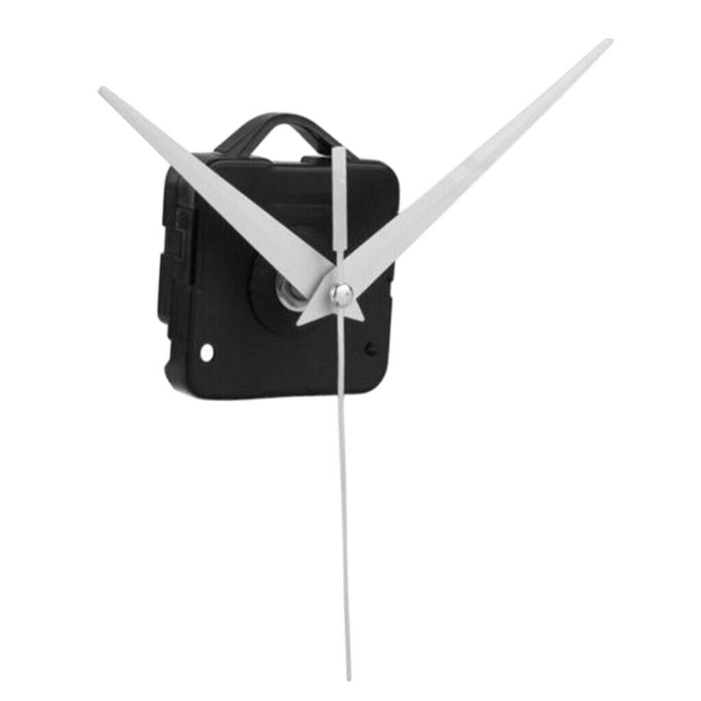 2Set Quartz Clock Movement Long White Spindle Mechanism Repair Accessories