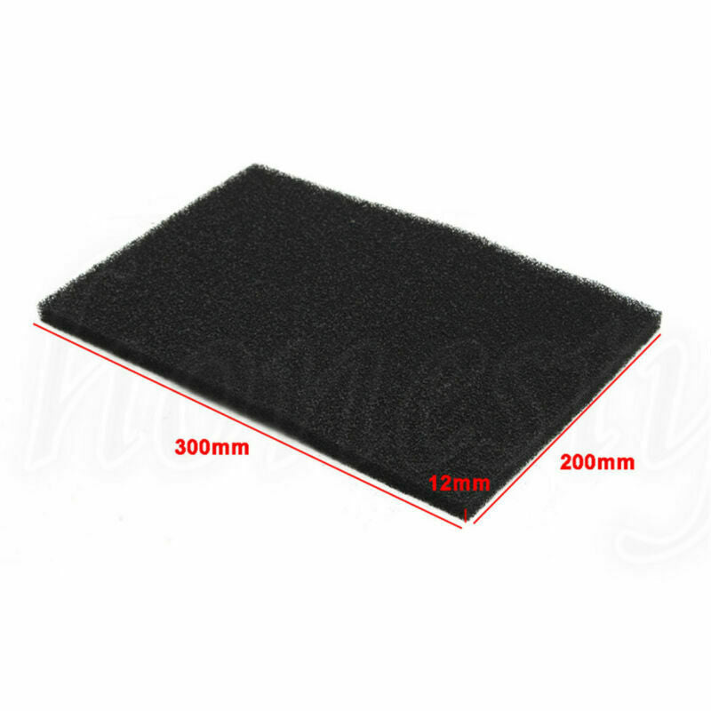 Activated Carbon Impregnated Fish Tank Foam Filter Cotton Pad Sponge 20×30×1.2CM