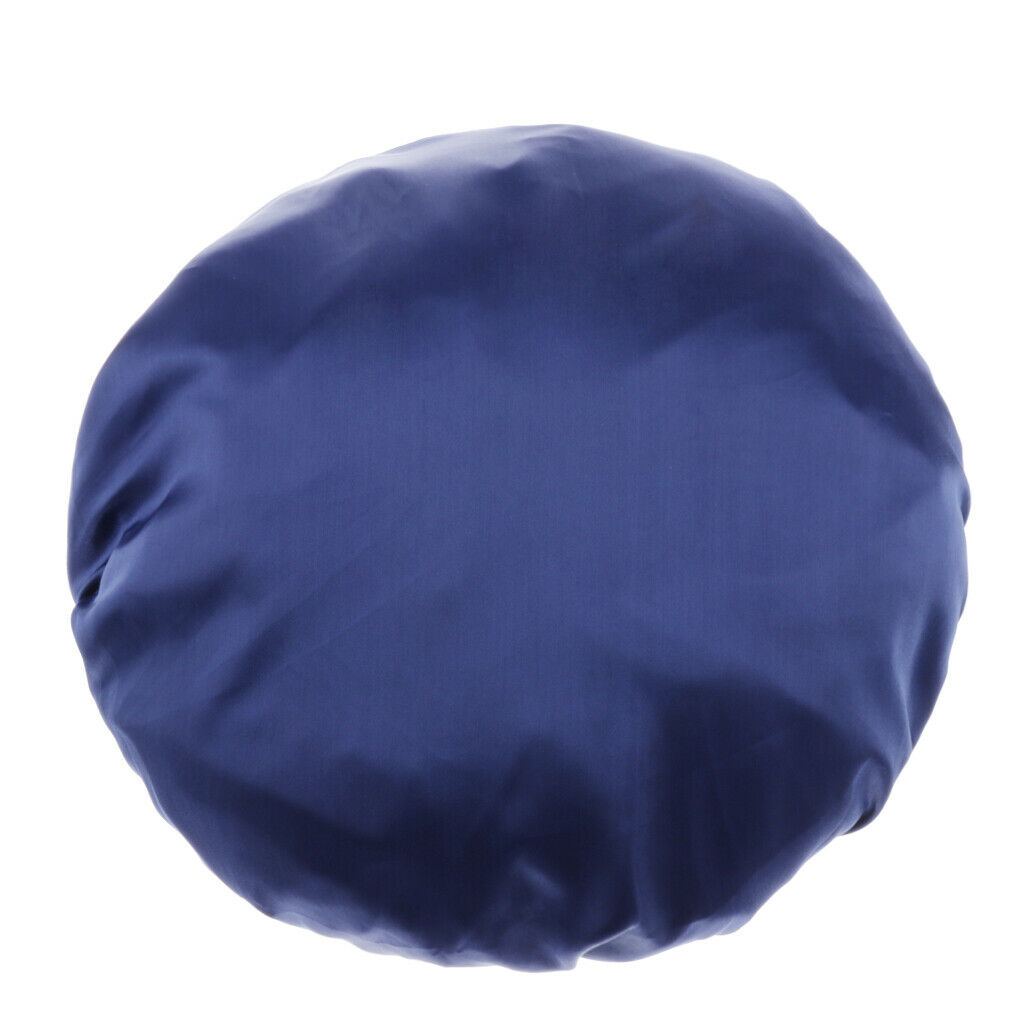 Breathable Satin Silk Bonnet Sleep   Large Wide Band Women Night Hat 2pcs