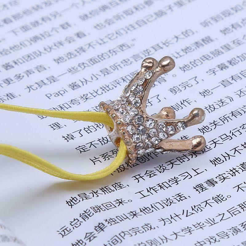 Baby Crown Headband Elastic Hair Band Rhinestone Glittering Fashion Cute Girls